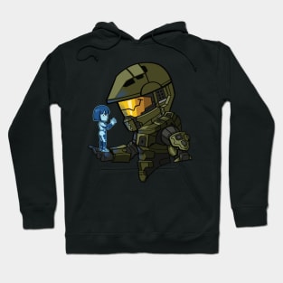 FA Chibi Master Chief and Cortana Hoodie